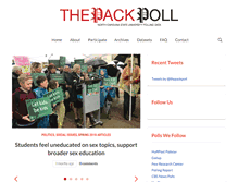 Tablet Screenshot of packpoll.com